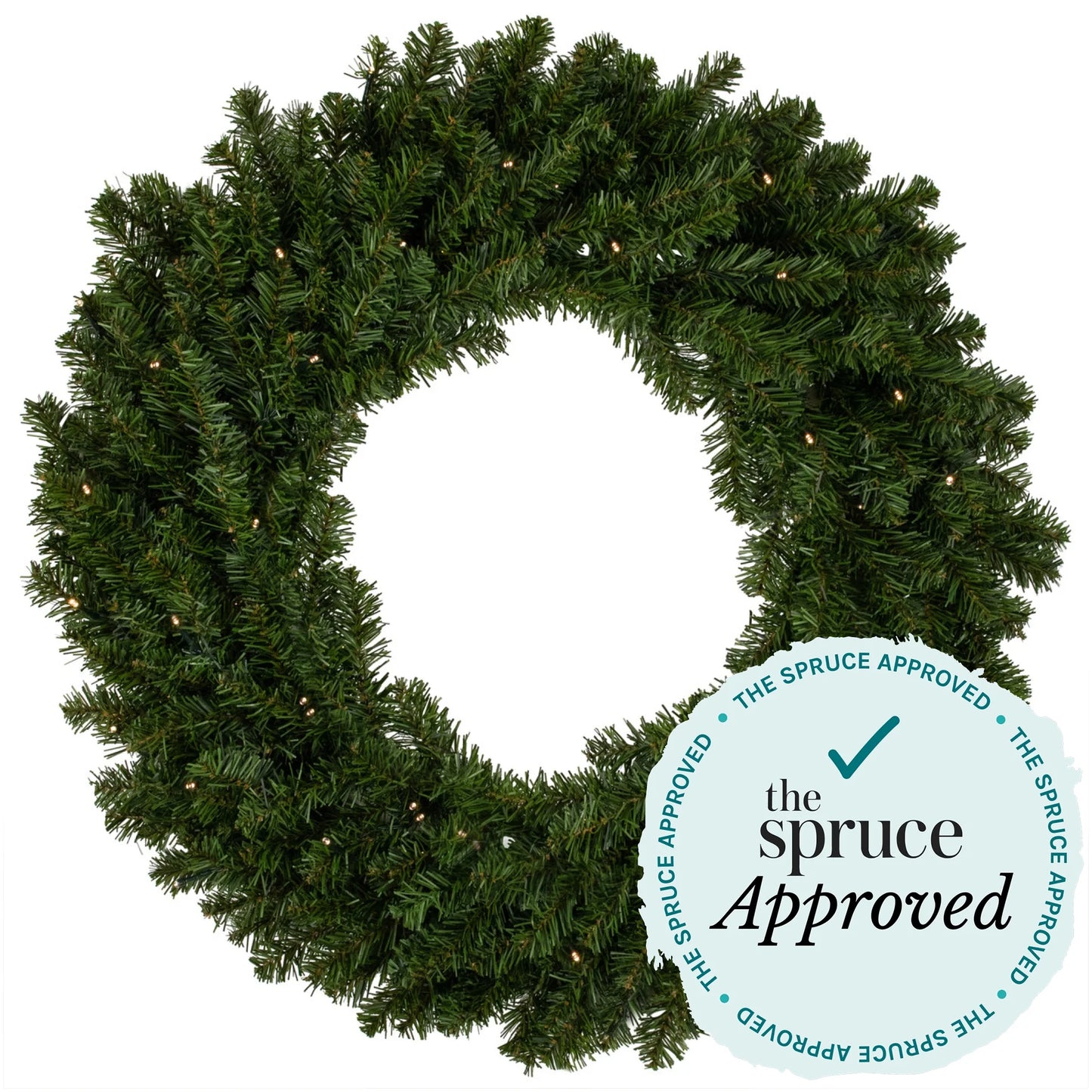 18" Unlit Canadian Pine Artificial Christmas Wreath